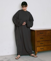 forksy.（フォルクシー）の「【forksy.】＜エブリデイシリーズ＞モンスターギャザースリーブポケットワンピース（ワンピース）」