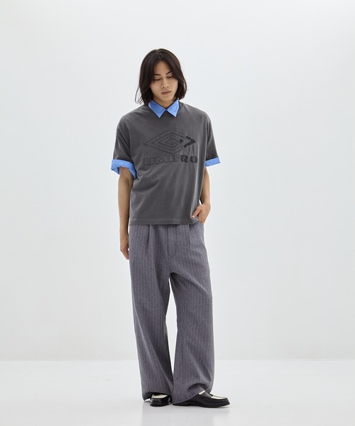 JIEDA(ジエダ)の「UMBRO JIEDA FADE TEE(Tシャツ/カットソー・メンズ・ブラック・1/2)」の7枚目の写真