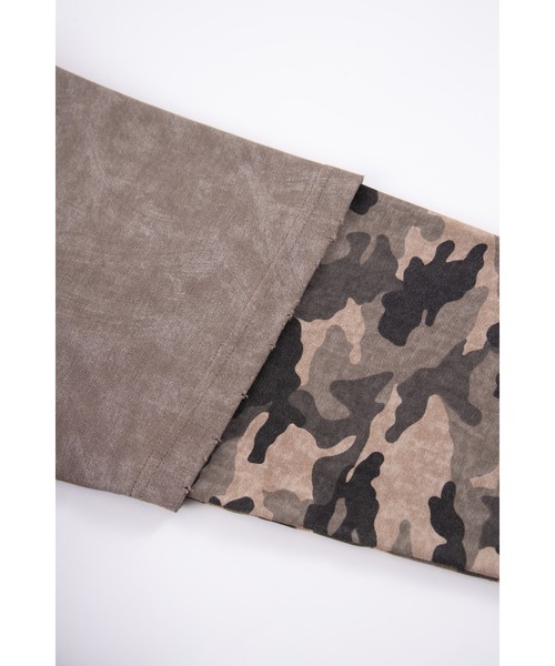 SUPPLIER（サプライヤー）の「ロングスリーブ｜Camouflage Layered Long Sleeve Tee｜SUPPLIER｜公式通販（Tシャツ/カットソー・メンズ・ブラック/カーキ・SMALL/MEDIUM/LARGE/X-LARGE）」の14枚目の写真