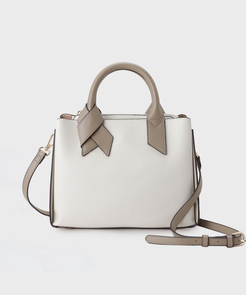 THE SHOP TK （ザ ショップ ティーケー ）の「バイカラー合皮ショルダーバッグ（ショルダーバッグ・レディース・ブラウン系その他/ブラック/アイボリー・00）」の17枚目の写真