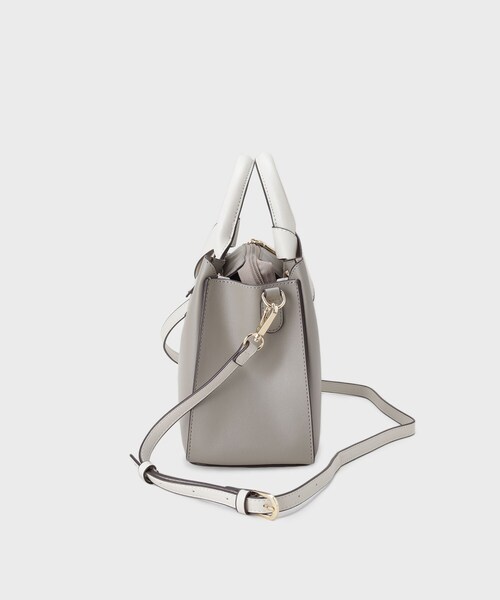 THE SHOP TK （ザ ショップ ティーケー ）の「バイカラー合皮ショルダーバッグ（ショルダーバッグ・レディース・ブラウン系その他/ブラック/アイボリー・00）」の14枚目の写真