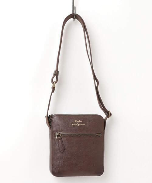 未使用　ラルフローレン ショルダーバッグ　クロスボディバッグ　ブラック POLO RALPH LAUREN 美品 ポロ ラルフローレン 現行タグ レザー