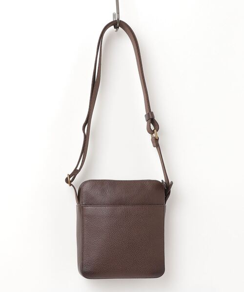 ペブルド レザー クロスボディ バッグ(ショルダーバッグ ペブルド レザー クロスボディ バッグ(ショルダーバッグ