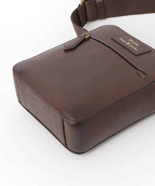 ペブルド レザー クロスボディ バッグ（ショルダーバッグ）｜POLO