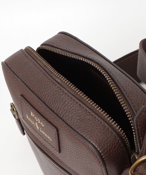 ペブルド レザー クロスボディ バッグ（ショルダーバッグ）｜POLO