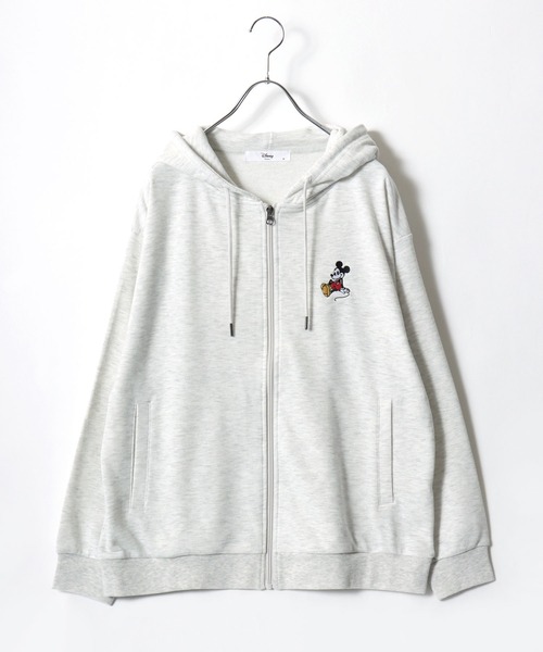 Disney - &lt;新品&gt;ウォルトディズニースタジオ ミッキー  グレー パーカー Lサイズ 美品！【Disney ディズニー】パーカー グレー mickey ミッキー