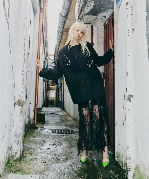 ジュエルシャインボクシージャケット / jewels shine boxy jacket