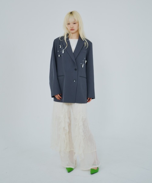 ジュエルシャインボクシージャケット / jewels shine boxy jacket