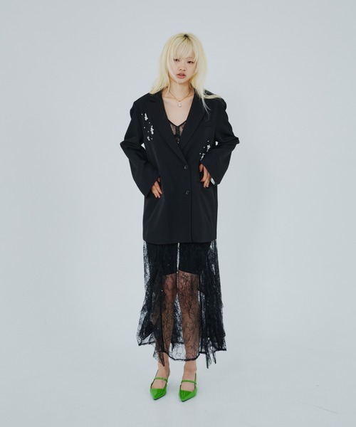 ジュエルシャインボクシージャケット / jewels shine boxy jacket