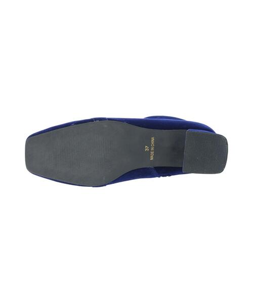 Te chichi（テチチ）の「メタルパーツ×スエード調ミドルブーツ（ブーツ・レディース・ブラック/ブルー・37/38）」の6枚目の写真