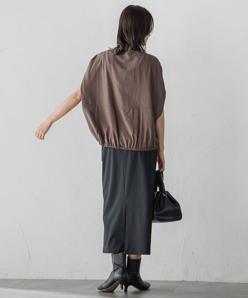 LAUTREAMONT(ロートレアモン)の「【WEB限定】Active Beautyナロースカート≪洗濯機で洗える≫(スカート・レディース・ベージュ/ブラック・11号/9号/7号)」の11枚目の写真