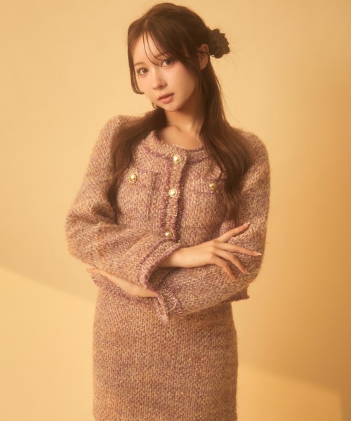 セール】ミックスカラーツイードセットアップ（セットアップ