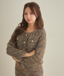 TITY&CO セットアップ TITTY&CO.（ティティーアンドコー）の「ミックスカラーツイード