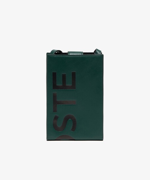 LACOSTE(ラコステ)の「バーチカルスマホバッグ(ショルダーバッグ・メンズ・ベージュ/グリーン・FREE)」の10枚目の写真
