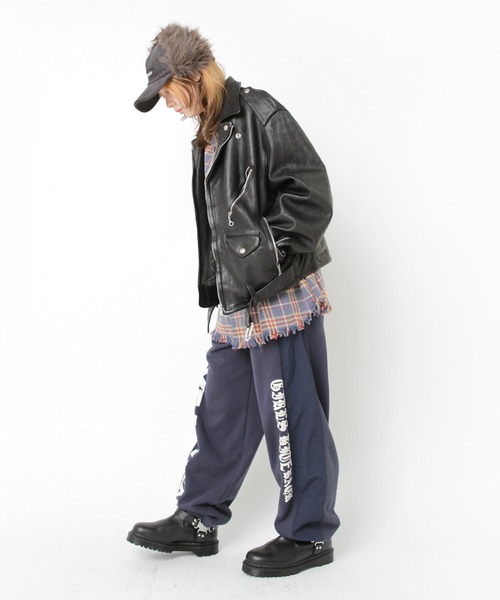 RNA(アールエヌエー)の「R4392 GIRLS BITE BACKスウェット(スウェットパンツ・レディース・ネイビー/杢グレー/レッド・MEDIUM)」の12枚目の写真
