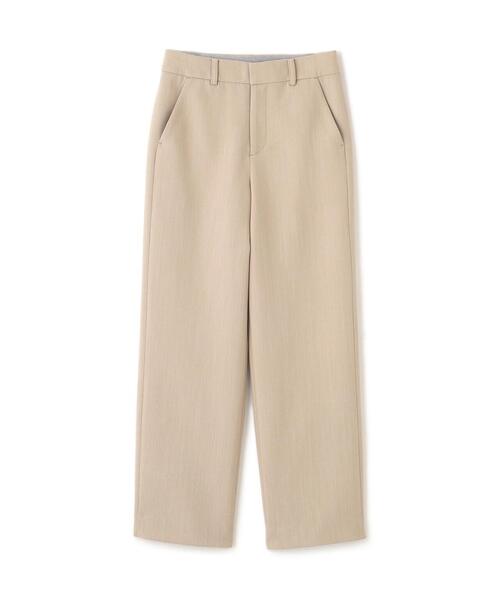 human woman（ヒューマンウーマン）の「◆ダブルクロスストレートパンツ（その他パンツ・レディース・ベージュ/ネイビー・MEDIUM）」の4枚目の写真