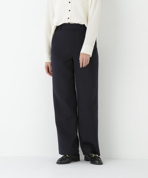 human woman（ヒューマンウーマン）の「◆ダブルクロスストレートパンツ（その他パンツ・レディース・ベージュ/ネイビー・MEDIUM）」の11枚目の写真