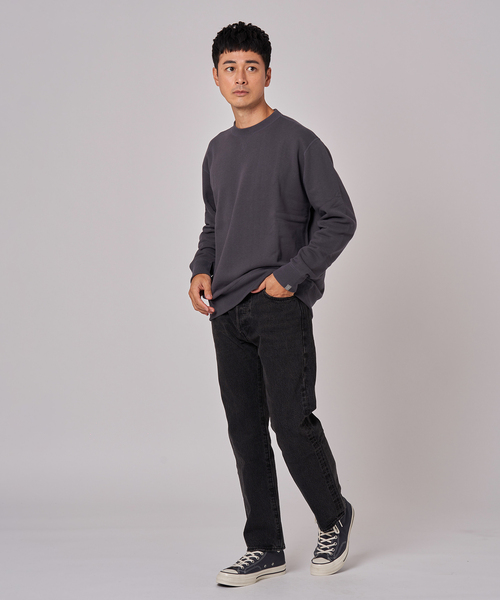 LOOPWHEELER（ループウィラー）の「LOOPWHEELER for LOWERCASE ライトツリウラケ ルーズフィットスウェット（スウェット・メンズ・ブラウン/チャコールグレー/アイボリー・SMALL/X-LARGE/LARGE/MEDIUM）」の16枚目の写真