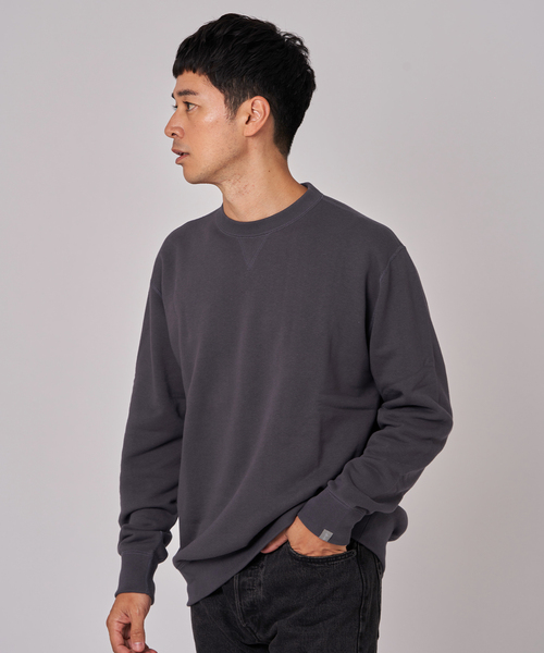 LOOPWHEELER（ループウィラー）の「LOOPWHEELER for LOWERCASE ライトツリウラケ ルーズフィットスウェット（スウェット・メンズ・ブラウン/チャコールグレー/アイボリー・SMALL/X-LARGE/LARGE/MEDIUM）」の18枚目の写真