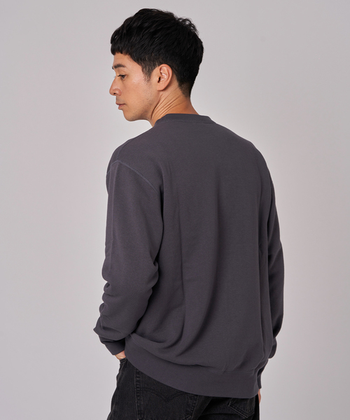 LOOPWHEELER（ループウィラー）の「LOOPWHEELER for LOWERCASE ライトツリウラケ ルーズフィットスウェット（スウェット・メンズ・ブラウン/チャコールグレー/アイボリー・SMALL/X-LARGE/LARGE/MEDIUM）」の19枚目の写真