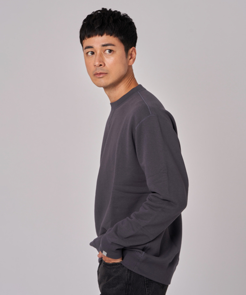 LOOPWHEELER（ループウィラー）の「LOOPWHEELER for LOWERCASE ライトツリウラケ ルーズフィットスウェット（スウェット・メンズ・ブラウン/チャコールグレー/アイボリー・SMALL/X-LARGE/LARGE/MEDIUM）」の20枚目の写真