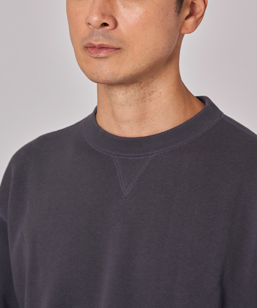 LOOPWHEELER（ループウィラー）の「LOOPWHEELER for LOWERCASE ライトツリウラケ ルーズフィットスウェット（スウェット・メンズ・ブラウン/チャコールグレー/アイボリー・SMALL/X-LARGE/LARGE/MEDIUM）」の21枚目の写真