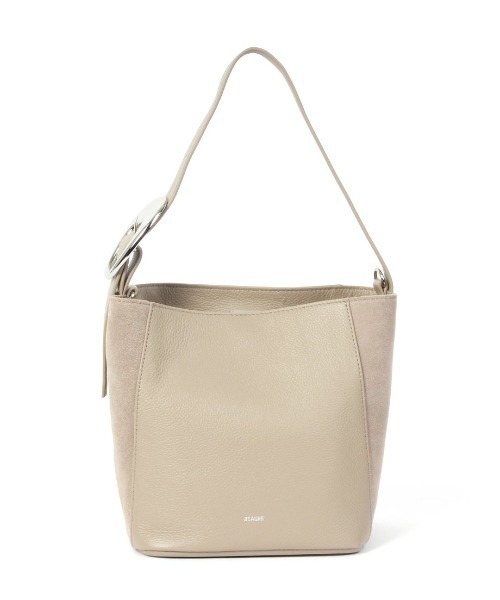 Beau're(ヴュレ)の「【BEAURE/ビュレ】スエードコンビ ショルダー Bag(ショルダーバッグ・レディース・アイボリー/ブラック/グレイッシュベージュ・FREE)」の21枚目の写真