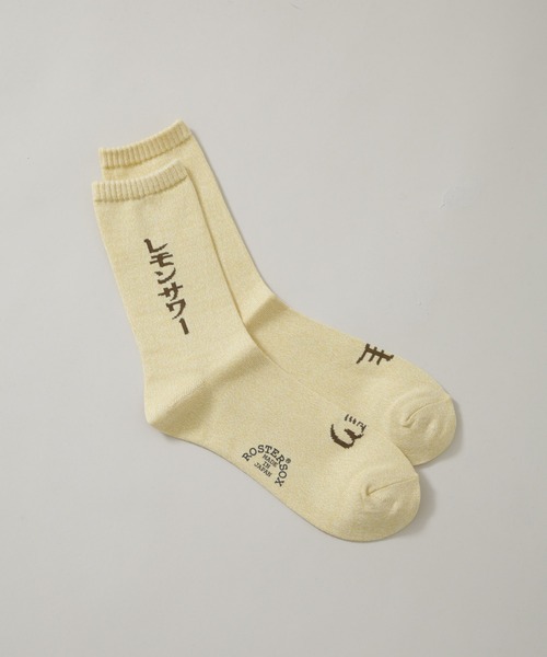 ROSTER SOX(ロスターソックス)の「ROSTER SOX/LEMON(ソックス/靴下・メンズ・イエロー・23-25/25-27)」の1枚目の写真