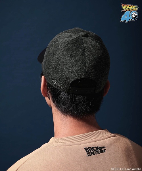niko and...（ニコアンド）の「【バック・トゥ・ザ・フューチャー】コラボ5パネルキャップ（キャップ・メンズ・ブラック/アイボリー/ブルー・FREE）」の10枚目の写真