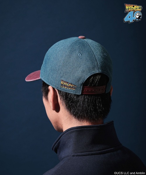 niko and...（ニコアンド）の「【バック・トゥ・ザ・フューチャー】コラボ5パネルキャップ（キャップ・メンズ・ブラック/アイボリー/ブルー・FREE）」の16枚目の写真