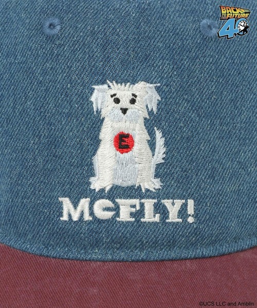 niko and...（ニコアンド）の「【バック・トゥ・ザ・フューチャー】コラボ5パネルキャップ（キャップ・メンズ・ブラック/アイボリー/ブルー・FREE）」の6枚目の写真
