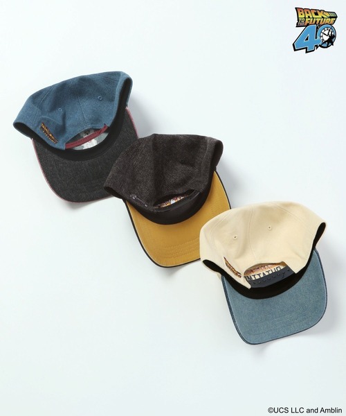 niko and...（ニコアンド）の「【バック・トゥ・ザ・フューチャー】コラボ5パネルキャップ（キャップ・メンズ・ブラック/アイボリー/ブルー・FREE）」の8枚目の写真