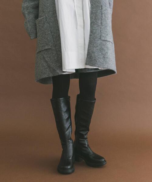 ITEMS URBANRESEARCH(アイテムズ アーバンリサーチ)の「ストレッチロングブーツ(その他シューズ・レディース・ブラック/ブラウン・LARGE/SMALL/MEDIUM)」の16枚目の写真