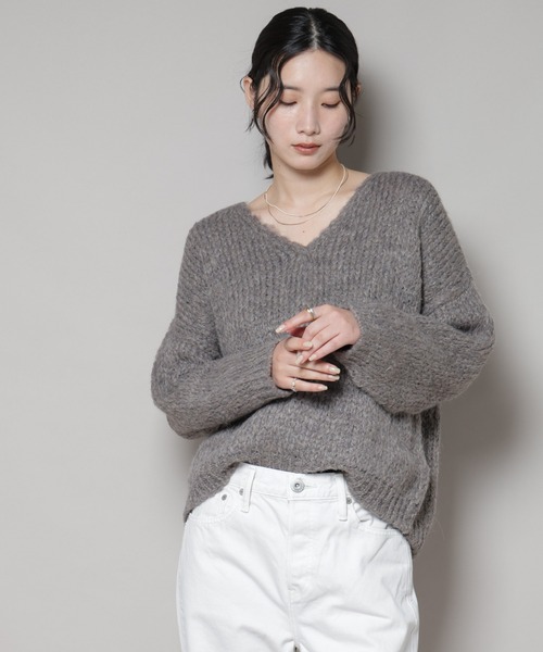 新品定価16280円　TRICOTS JEAN MARC ニット セール】TRICOTS JEAN MARC/Vネックプルオーバー（ニット/セーター