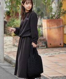 THOUSAND MILE(TEUh}C)THOUSAND MILE/TEUh}C CREW NECK LONG SLEEVE T-SHIRTSKIRT SET ʃt[X ZbgAbv(ZbgAbv)