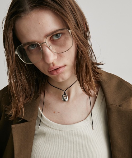 Auntie Rosa Holiday(アンティローザホリデー)の「ミニマルドロップコードネックレス(ネックレス・レディース・シルバー・FREE)」の2枚目の写真