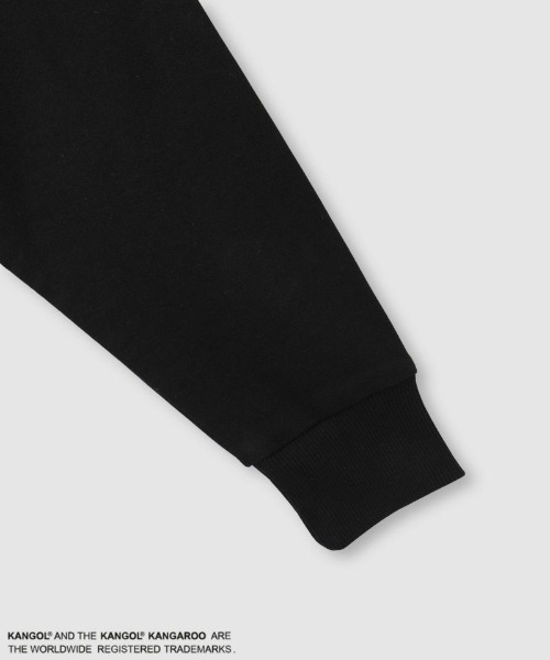 KANGOL(カンゴール)の「KANGOL BIGロゴトレーナー(スウェット・キッズ・ベージュ/ブラック・150/160/140/130)」の7枚目の写真