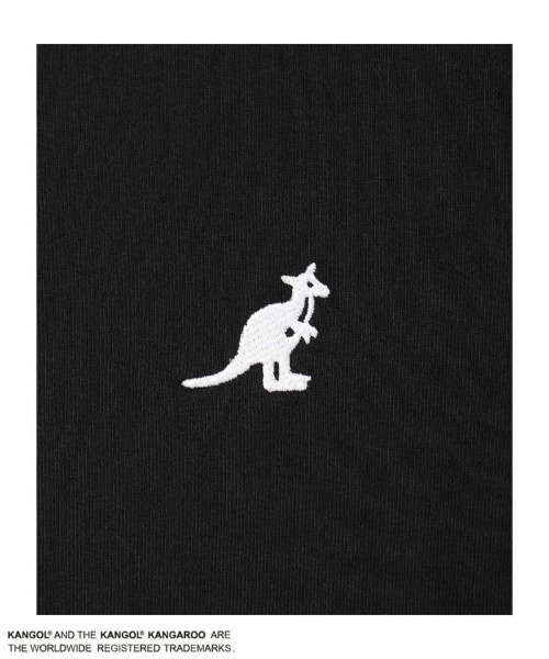 KANGOL(カンゴール)の「KANGOL BIGロゴトレーナー(スウェット・キッズ・ベージュ/ブラック・150/160/140/130)」の4枚目の写真