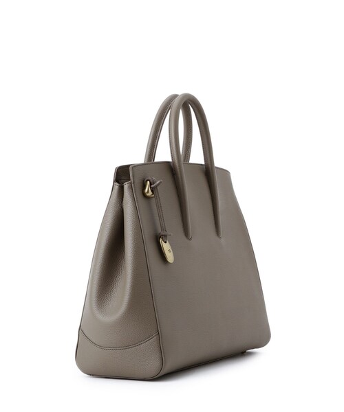 TOFF&LOADSTONE（トフアンドロードストーン）の「Jolie light shrink（ジョリー ライトシュリンク）L（トートバッグ・レディース・ブラウン系その他2/チャコールグレー/ブラック/サンドベージュ・00）」の12枚目の写真