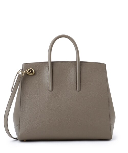 TOFF&LOADSTONE（トフアンドロードストーン）の「Jolie light shrink（ジョリー ライトシュリンク）L（トートバッグ・レディース・ブラウン系その他2/チャコールグレー/ブラック/サンドベージュ・00）」の14枚目の写真