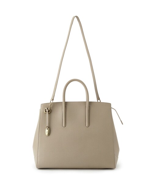 TOFF&LOADSTONE（トフアンドロードストーン）の「Jolie light shrink（ジョリー ライトシュリンク）L（トートバッグ・レディース・ブラウン系その他2/チャコールグレー/ブラック/サンドベージュ・00）」の19枚目の写真