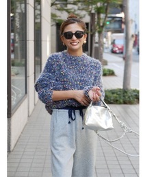 BeBeoD（べベッド）の「カラフルフェザーヤーンニットプルオーバー（ニット/セーター）」