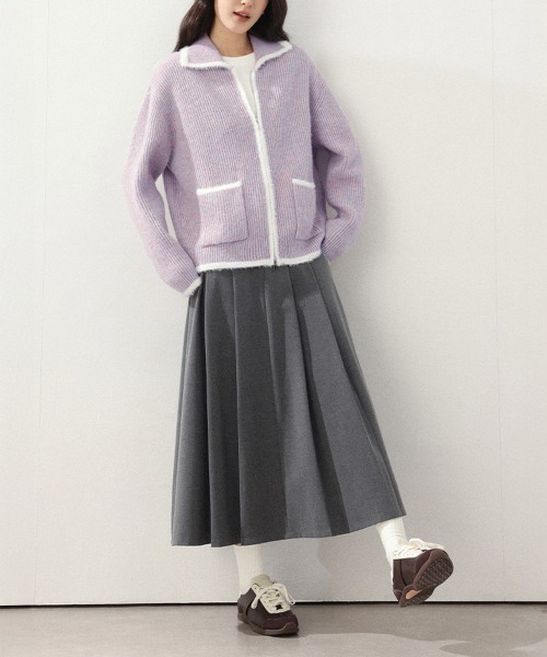 Miniministore(ミニミニストア)の「カーディガン 編みニット レディース(カーディガン/ボレロ・レディース・ブラウン/ブルー/ラベンダー・FREE)」の9枚目の写真