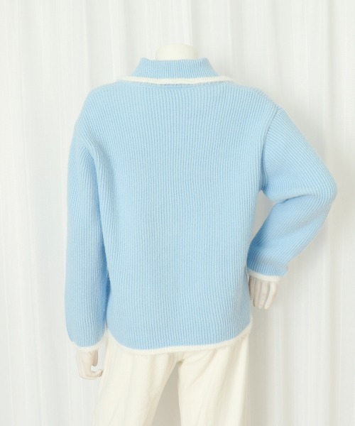 Miniministore(ミニミニストア)の「カーディガン 編みニット レディース(カーディガン/ボレロ・レディース・ブラウン/ブルー/ラベンダー・FREE)」の21枚目の写真