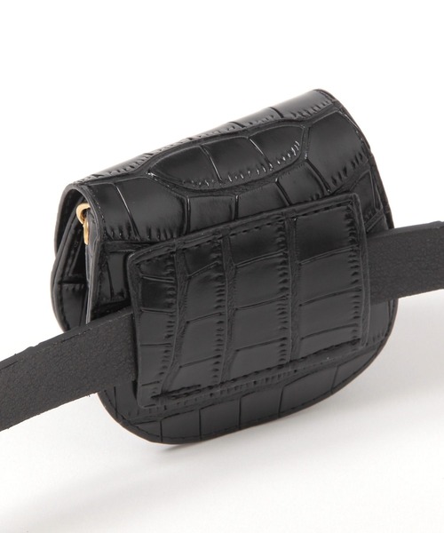 PAGEBOY（ページボーイ）の「ウエストポーチベルトBAG（ボディバッグ/ウエストポーチ・レディース・ブラック/ブラウン・FREE）」の4枚目の写真
