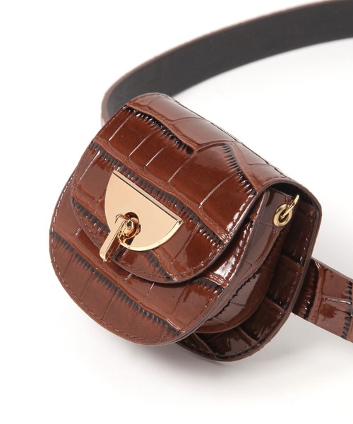 PAGEBOY（ページボーイ）の「ウエストポーチベルトBAG（ボディバッグ/ウエストポーチ・レディース・ブラック/ブラウン・FREE）」の12枚目の写真