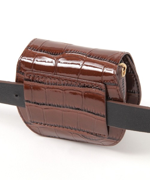 PAGEBOY（ページボーイ）の「ウエストポーチベルトBAG（ボディバッグ/ウエストポーチ・レディース・ブラック/ブラウン・FREE）」の13枚目の写真