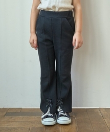 Lycee mine（リセマイン）の「【ともパン】【裏起毛】裾リボン付きスリットフレアパンツ（その他パンツ・キッズ）」
