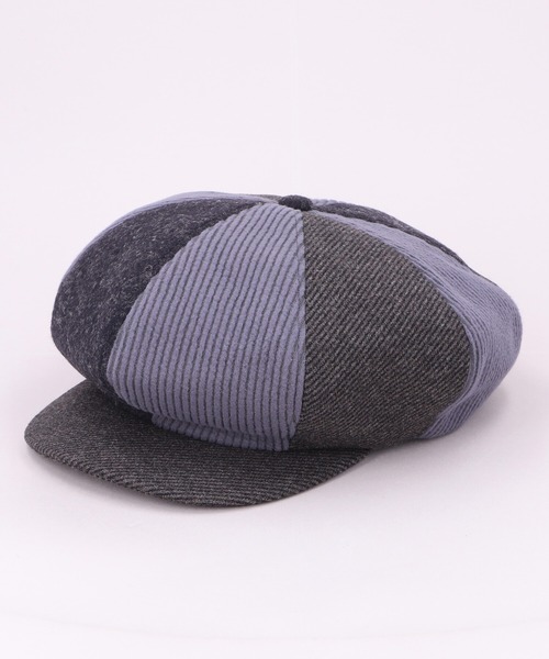 CA4LA(カシラ)の「PATCHY BIG CAS(キャスケット・メンズ・ネイビー/グレー/ブラック・ONESIZE)」の1枚目の写真