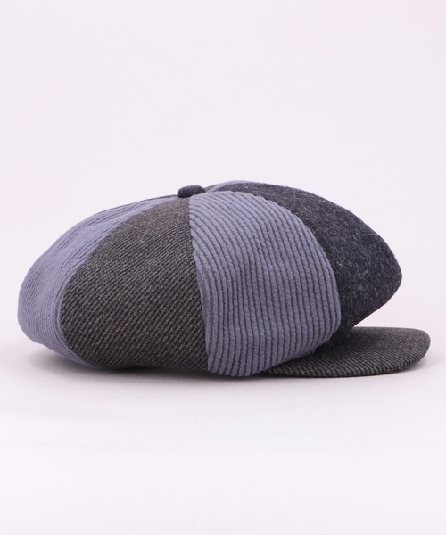 CA4LA(カシラ)の「PATCHY BIG CAS(キャスケット・メンズ・ネイビー/グレー/ブラック・ONESIZE)」の7枚目の写真